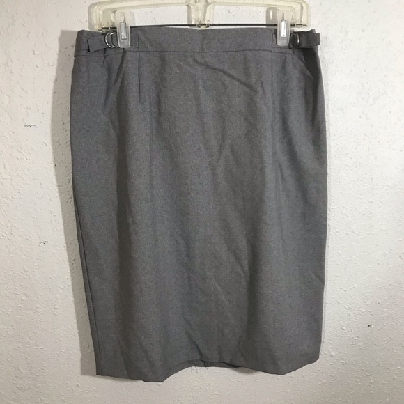 Mimi Maternity Gray Adjustable Waist Skirt - Picture 1 of 5